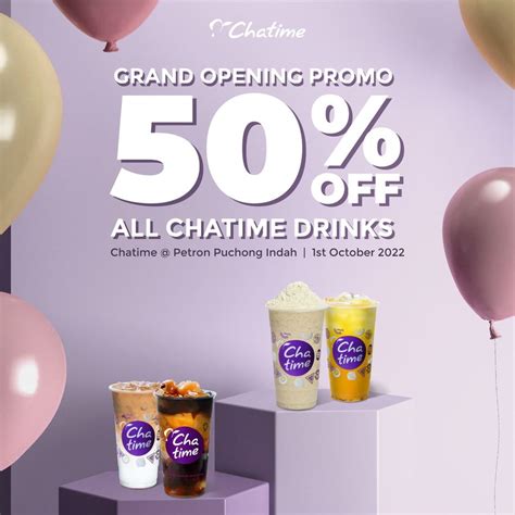 Chatime Grand Opening .